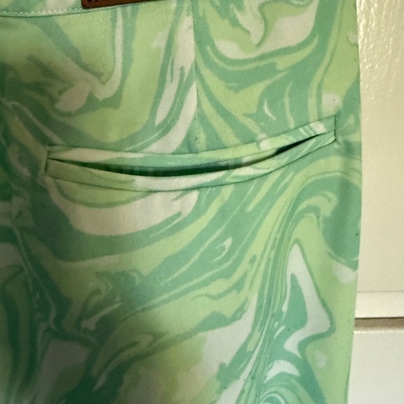 House Of Sunny Paradise Party Flare Leg Pants Green Size 2 - Picture 11 of 16